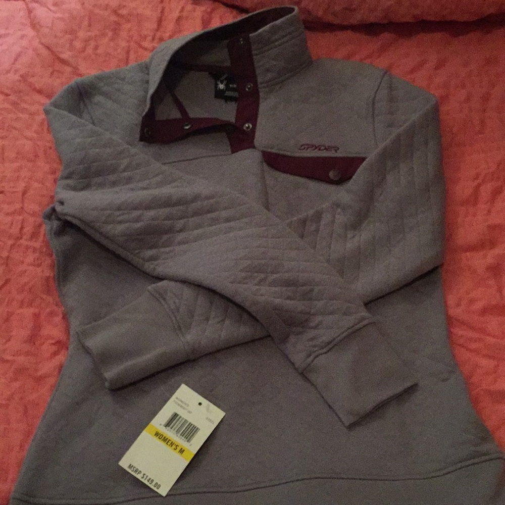 Gray Spyder Pullover